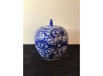 Blue White Urn Made In China