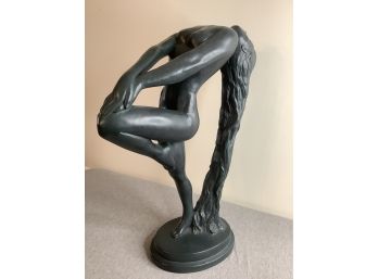 Stunning, Large, Heavy, Signed Austin Lady Sculpture