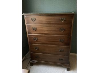 Kindel And Rapids Tall Dresser With Glass Top