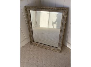 Rectangular Wooden Framed Mirror