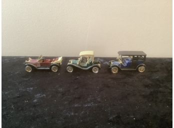 Early High Speed Toy Cars Lot Of 3
