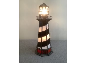 Light House Lamp With Flashing Top Light