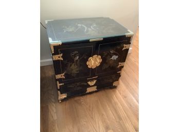 Asian Inspired Night Stand #2- Black