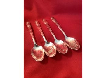President Spoons Silver Plated