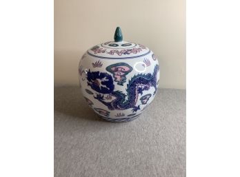 Dragon Urn Pink, Blue, Green Made In China