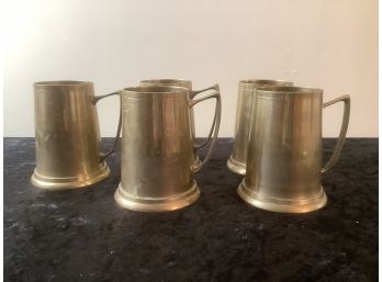 Brass Beer Mug Lot