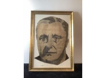 Signed Art Of A Man's Head
