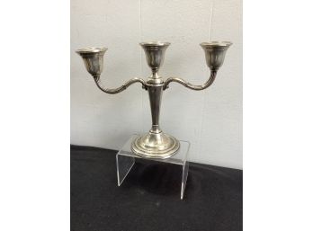 Sterling Silver Weighted Triple Candle Stick