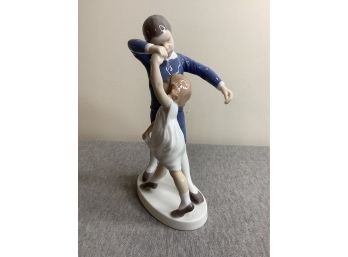 B & G Boy And Girl Figurine