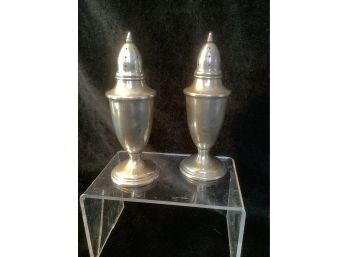Sterling Salt And Pepper Shakers Lot 1
