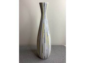 Signed Tall Mid Century Vase