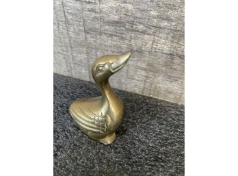 A Small Brass Duck