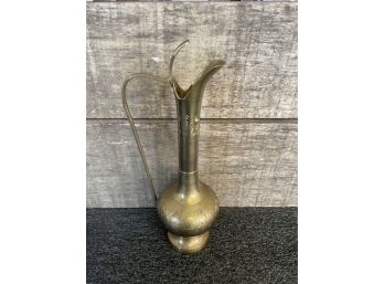 Solid Brass Water Pitcher