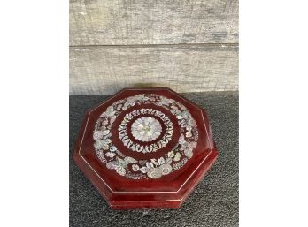 Japanese Cherry Lacquer Jewelry Box