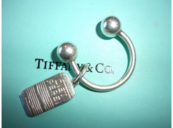 Tiffany & Co Diet Pepsi 925 Sterling Silver Key Ring (9.9 Grams)