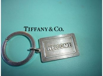 Tiffany & Co 925 Sterling Silver Welcome Mat Key Ring Housewarming Gift (16.9 Grams)