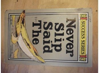 (B43) 1909 Never Slip Said The Banana Postcard 1 Cent Benjamin Franklin Green Stamp