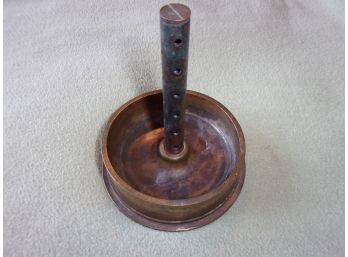 WWII Trench Art US 1942 Ammo Shell MK-7-MOD 50 CAL 3' Repurposed Into Ring Holder Trinket Dish Or Ashtray