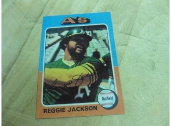1975 Reggie Jackson Topps