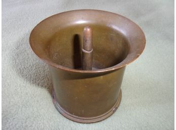 WWII Trench Art USA 1942 Ammo Shell Repurposed Into Ring Holder Trinket Dish Or Ashtray