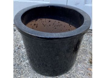A Glazed Planter Pot  - 13' Diameter X 10'h