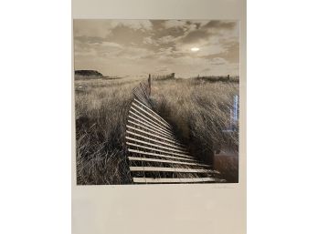A Signed Michael KahnHand Made Toned Silver Gelatin Photograph  1/50 Beach / Dunes  - 33'w X 28'h