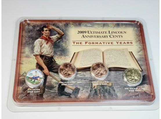2009 Ultimate Lincoln Anniversary 4 Coin Set