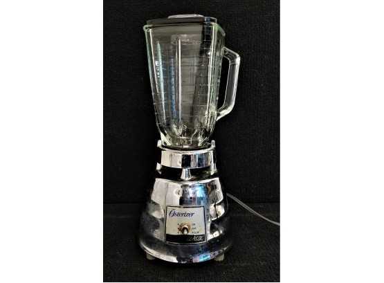 Vintage OSTERIZER Classic Retro Chrome Beehive Blender 5-cup