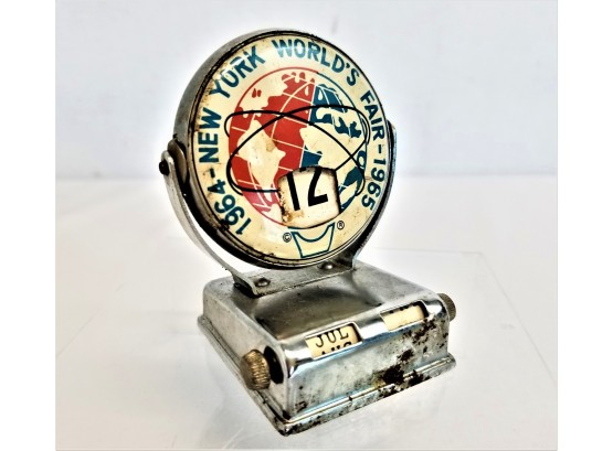 Vintage New York Worlds Fair Unisphere 1964-1965 Souvenir Perpetual Calendar