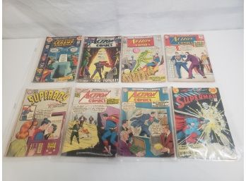 10 & 12 Cent Action Comics Superman Comic Books: #305, 287, 375 & More