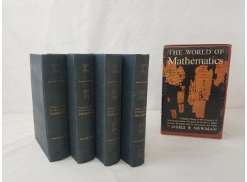 The World Of Mathematics James R Newman 1956 4 Volume Box Set