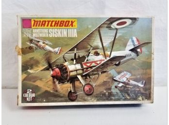 Vintage Matchbox Siskin 111A Armstrong Whitworth Model Kit 1:72 Scale