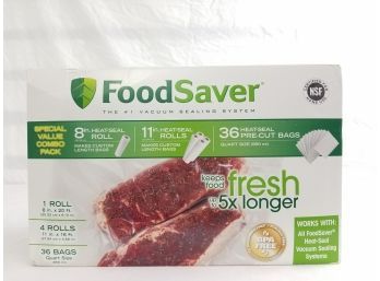 Food Saver Heat-Seal Rolls & Bags - NEW