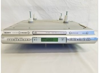 Sony ICF-CDK50 Under Cabinet Kitchen CD Player/ Clock Radio