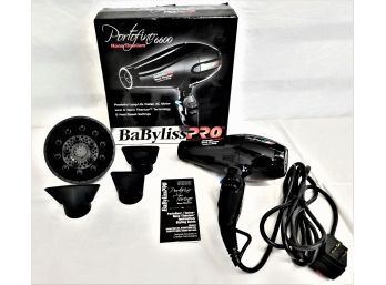 Babyliss Pro Portofino 6600 Nano Titanium Hairdryer With Accessories Made In Italy NEW