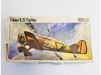 Fokker D.21 Fighter Model Kit 1.72 Scale