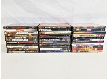 Thirty Three  DVD'S Various Genre Movies:  Monster, Stone, Day After Tomorrow, Freedom Land