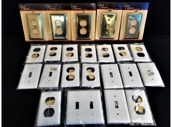 Twenty Four Electrical Outlet Covers  And Light Switch Wall Plate Covers  NEW