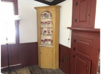 Vintage Corner Shelving Unit