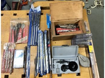 Large Lot Of Assorted Drill Bit Attachments