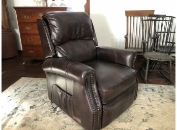 Leather Electronic Reclining Armchair