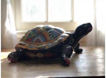 Handpainted Turtle From Portugal