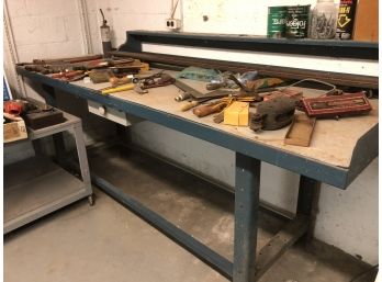 8'Metal Workbench No Outlets