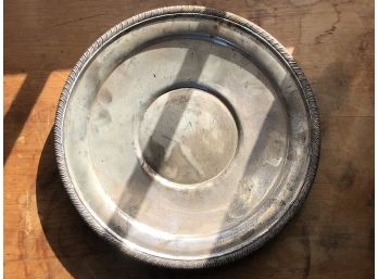 10'D Silver Plate Marked 'Sterling'