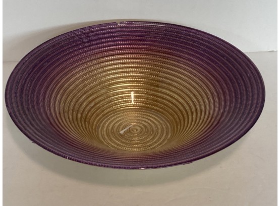 Vintage Large Spiral Bowl
