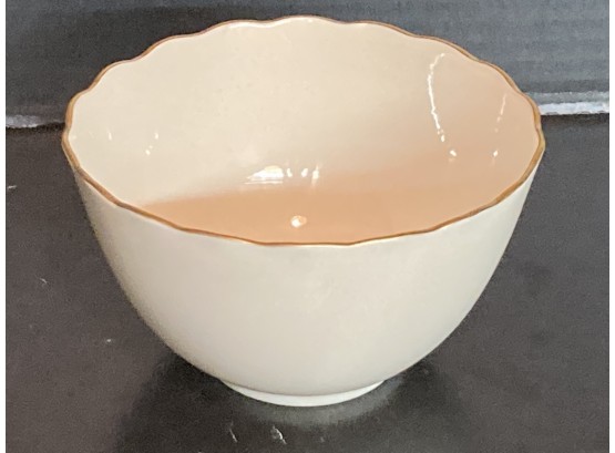 Vintage Lenox USA  'Special' Embossed Rose In Well Bowl (5 1/2 Inches In Diameter And 3 1/4 Inches In Height)