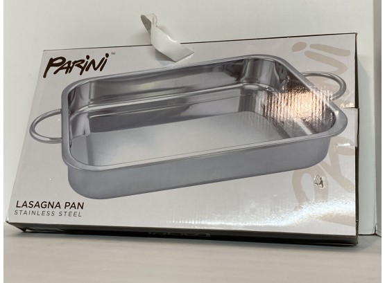Parini Stainless Steel Lasagna Pan (NIB)