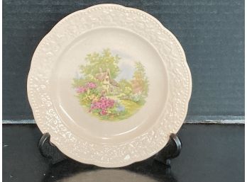 Vintage Edwin M. Knowles China Small  Roselace Plate