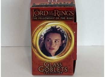 Lord Of The Rings Arwen The Elf Glass Goblet  (NIB)