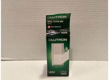 Lutron LED Light Switch  Diva Dimmer (DVL-153PR-WH